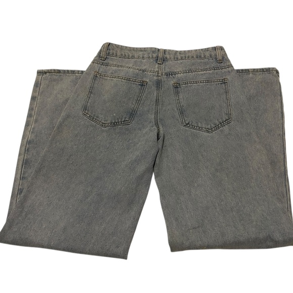 Edikted Light Wash Wide-Leg Jeans – Low/Medium Rise – Women’s XS - Picture 2 of 4